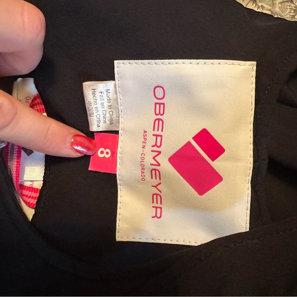 Obermeyer kids snow pants EUC size 8 - Picture 4 of 8